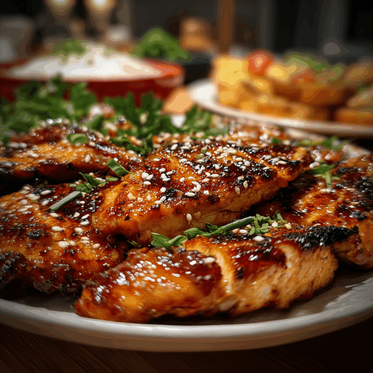 Honey Garlic Chicken Dinner