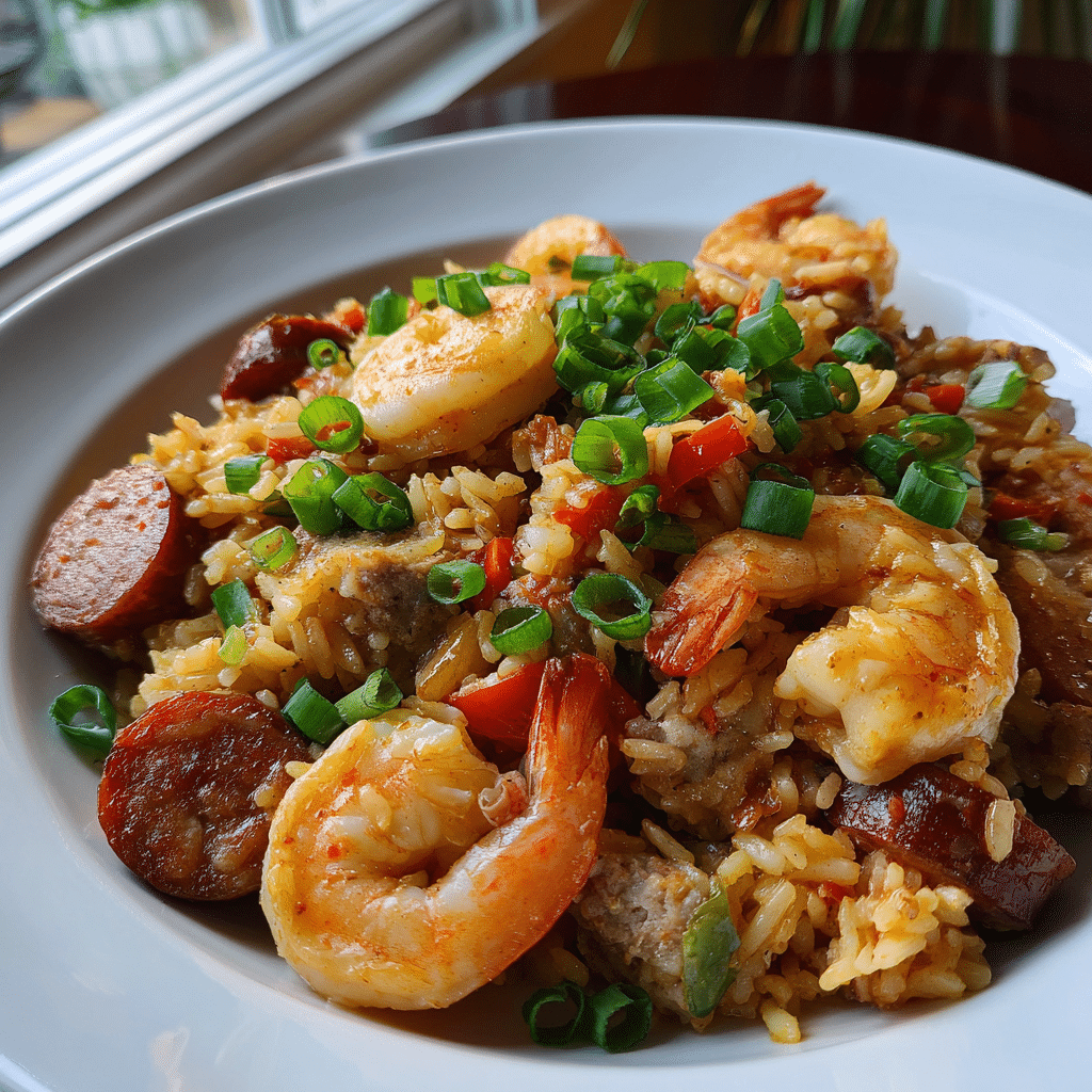 Instant Pot Jambalaya with Sausage & Shrimp