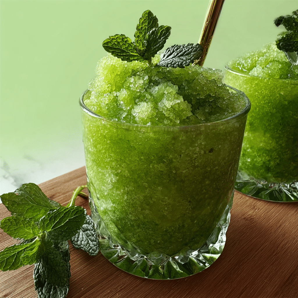 Mint Lemonade Slush
