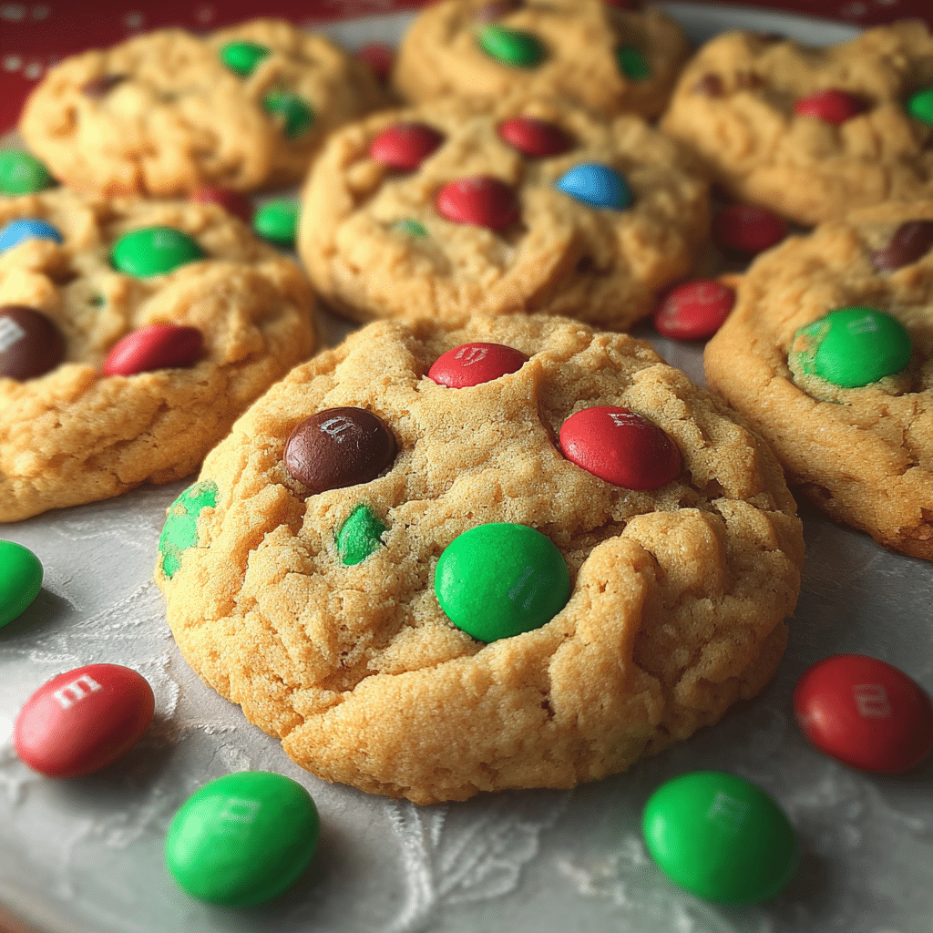 Peanut Butter M&M Cookies