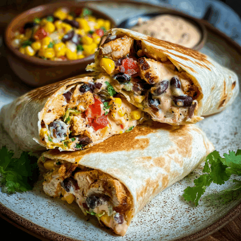 Southwestern Chicken Wrap