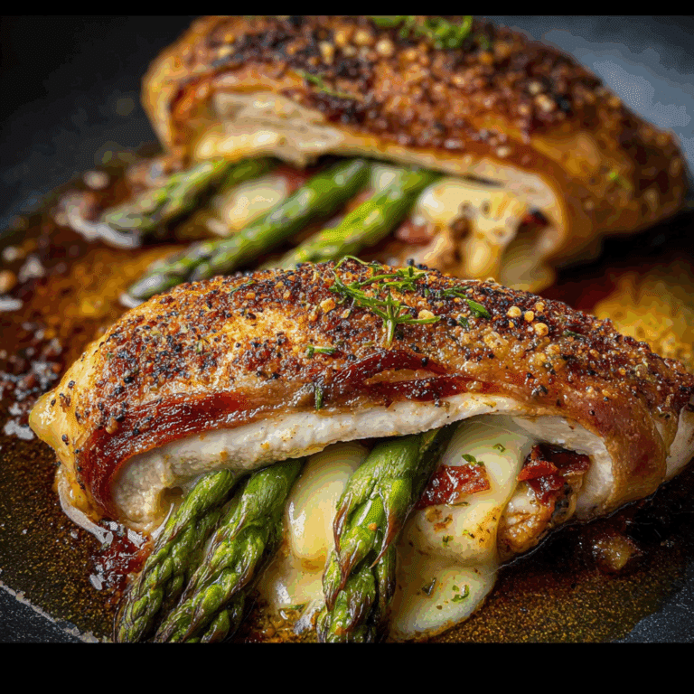 Asparagus Stuffed Chicken Breast