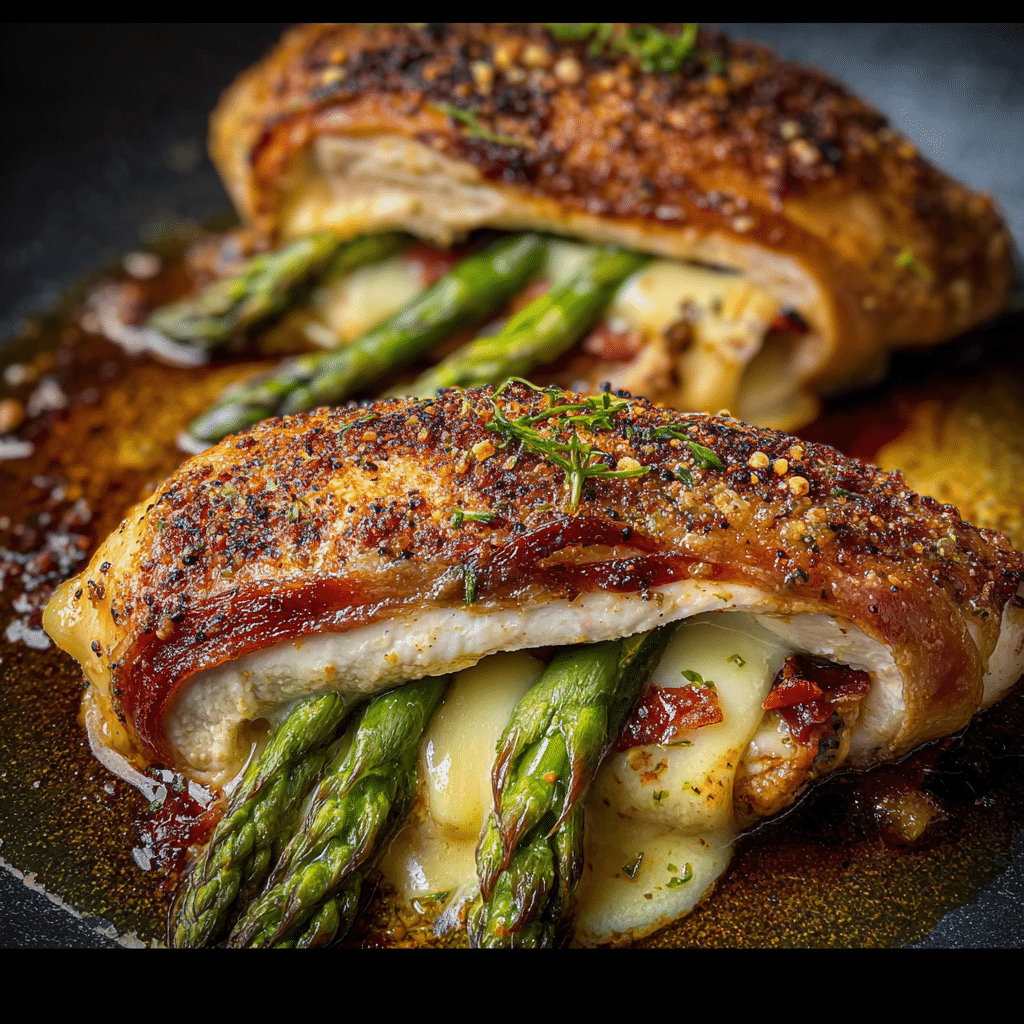 Asparagus Stuffed Chicken Breast