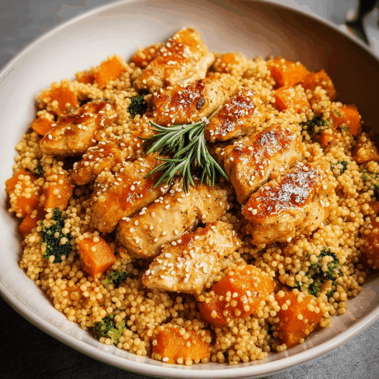 Butternut Squash Chicken Couscous