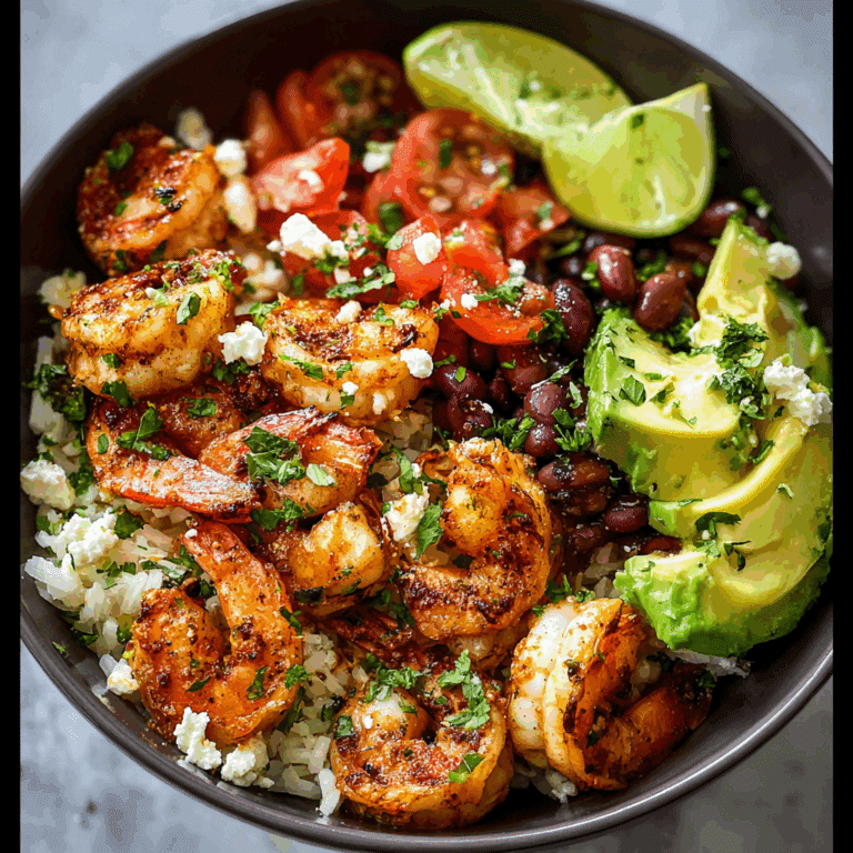 Chipotle Lime Shrimp Bowls
