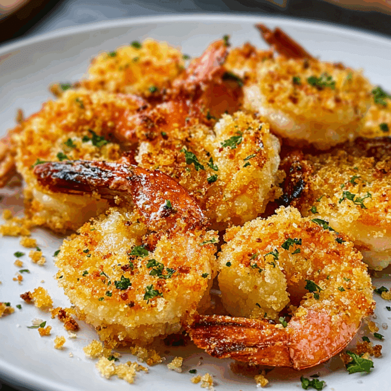 Crispy Baked Garlic Shrimp