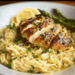 Lemon Chicken and Orzo