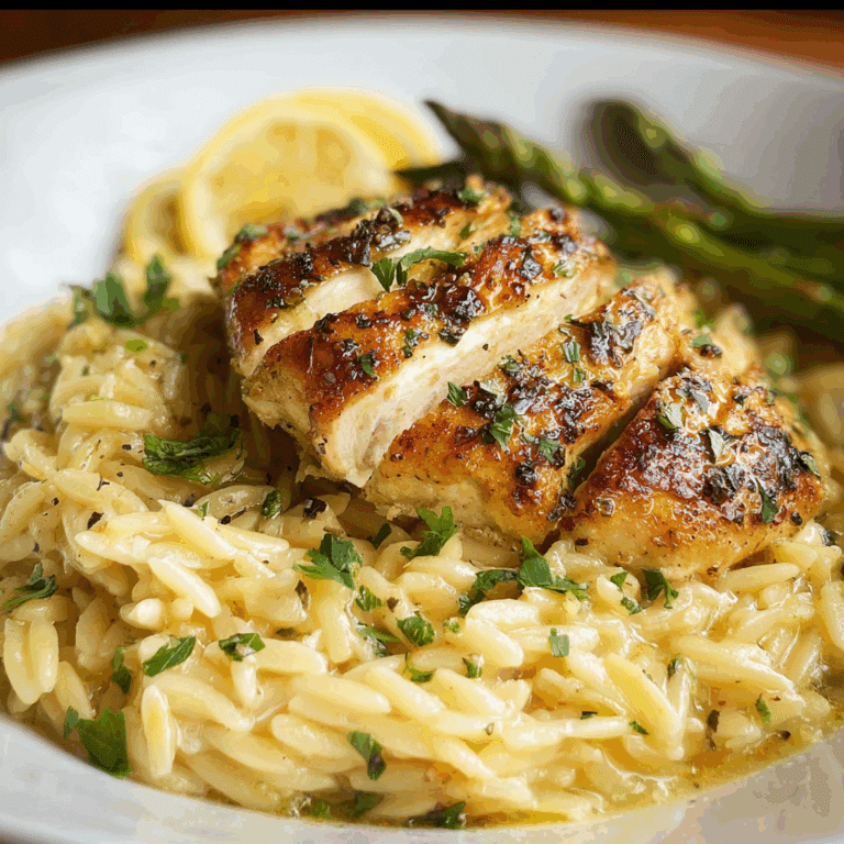 Lemon Chicken and Orzo