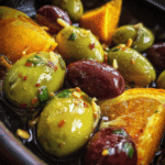 Marinated Olives with Orange & Garlic