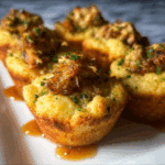 Mini Cornbread Crab Muffins