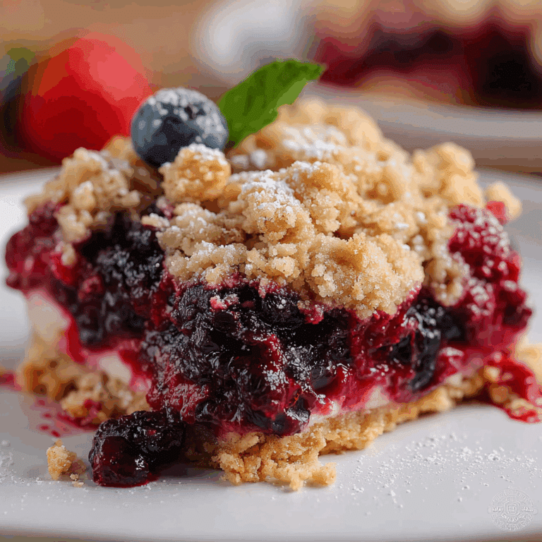 Mixed Berry Crumble
