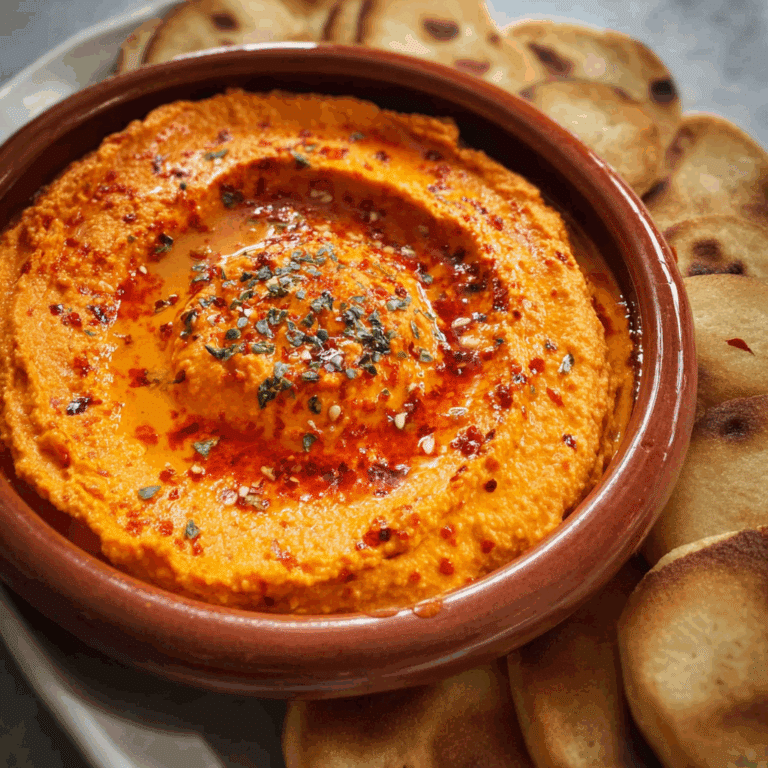 Roasted Red Pepper Hummus