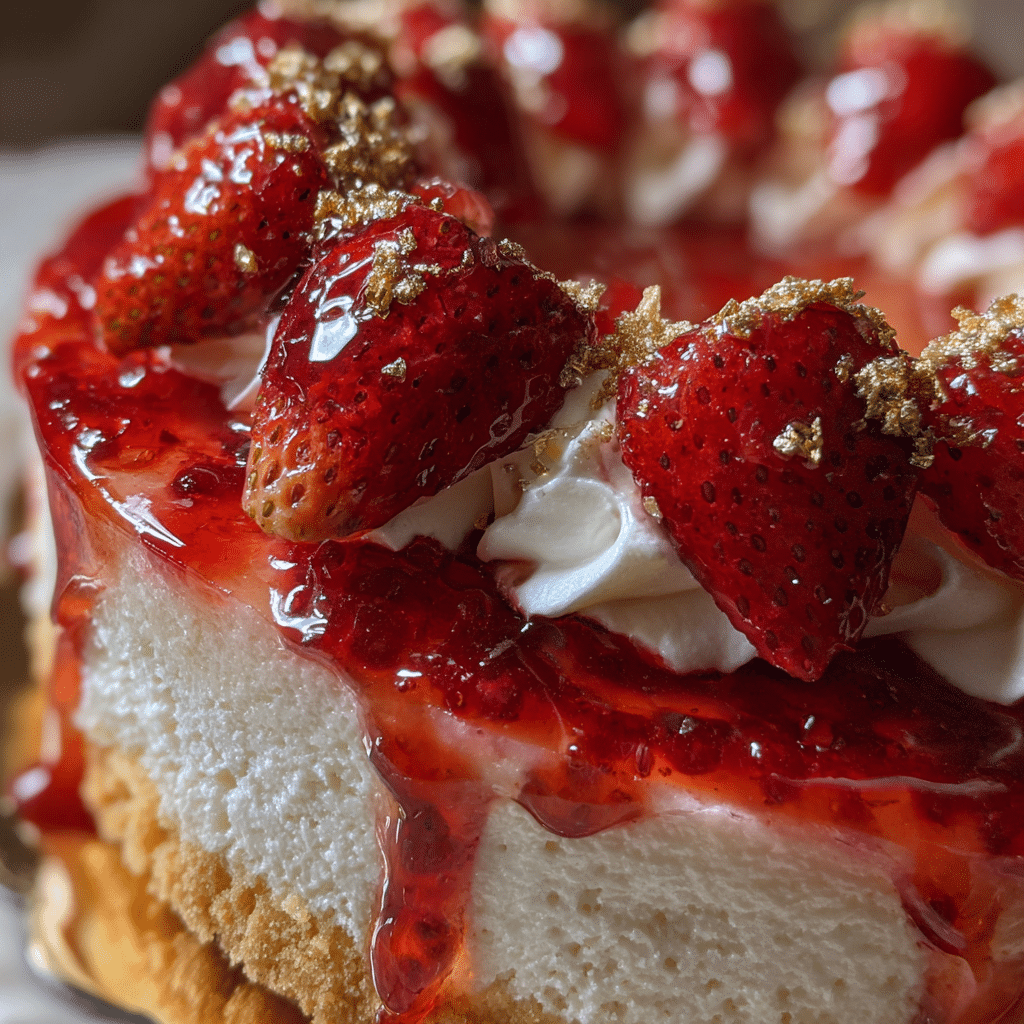 Strawberry Shortcake Cheesecake
