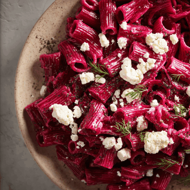Beetroot & Feta Pasta