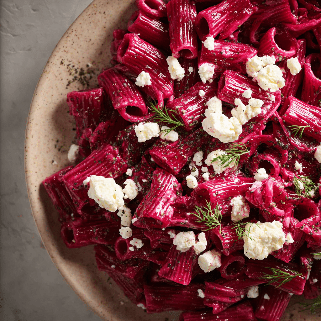 Beetroot & Feta Pasta
