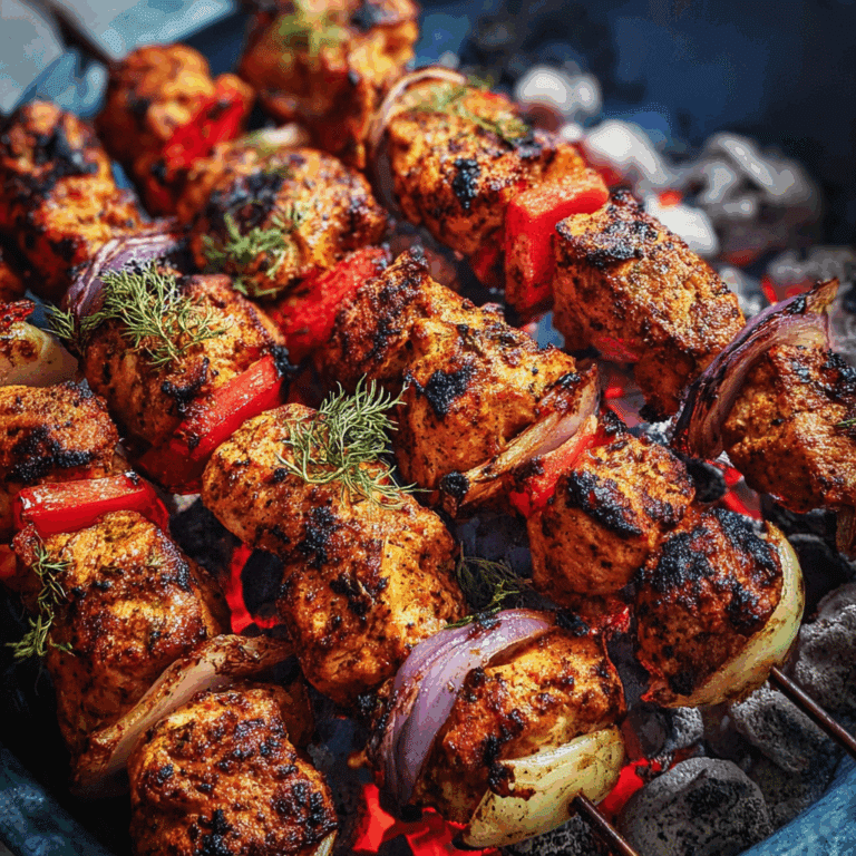 Big Barbecue Chicken Kebab