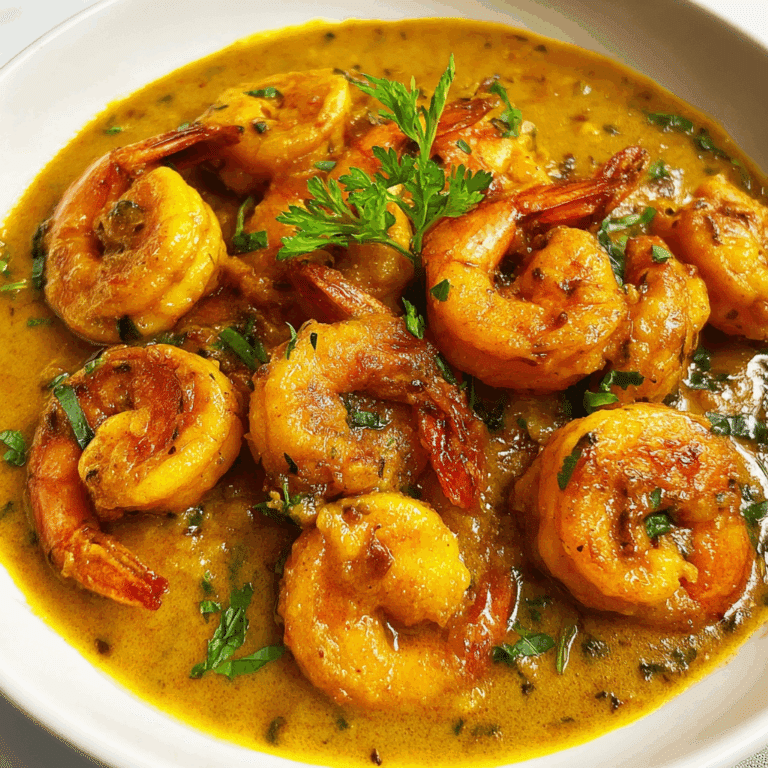 Curry Prawns