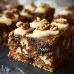 Date and Walnut Traybake Cake