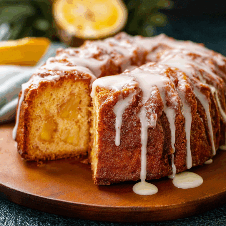 Pineapple Pound Cake