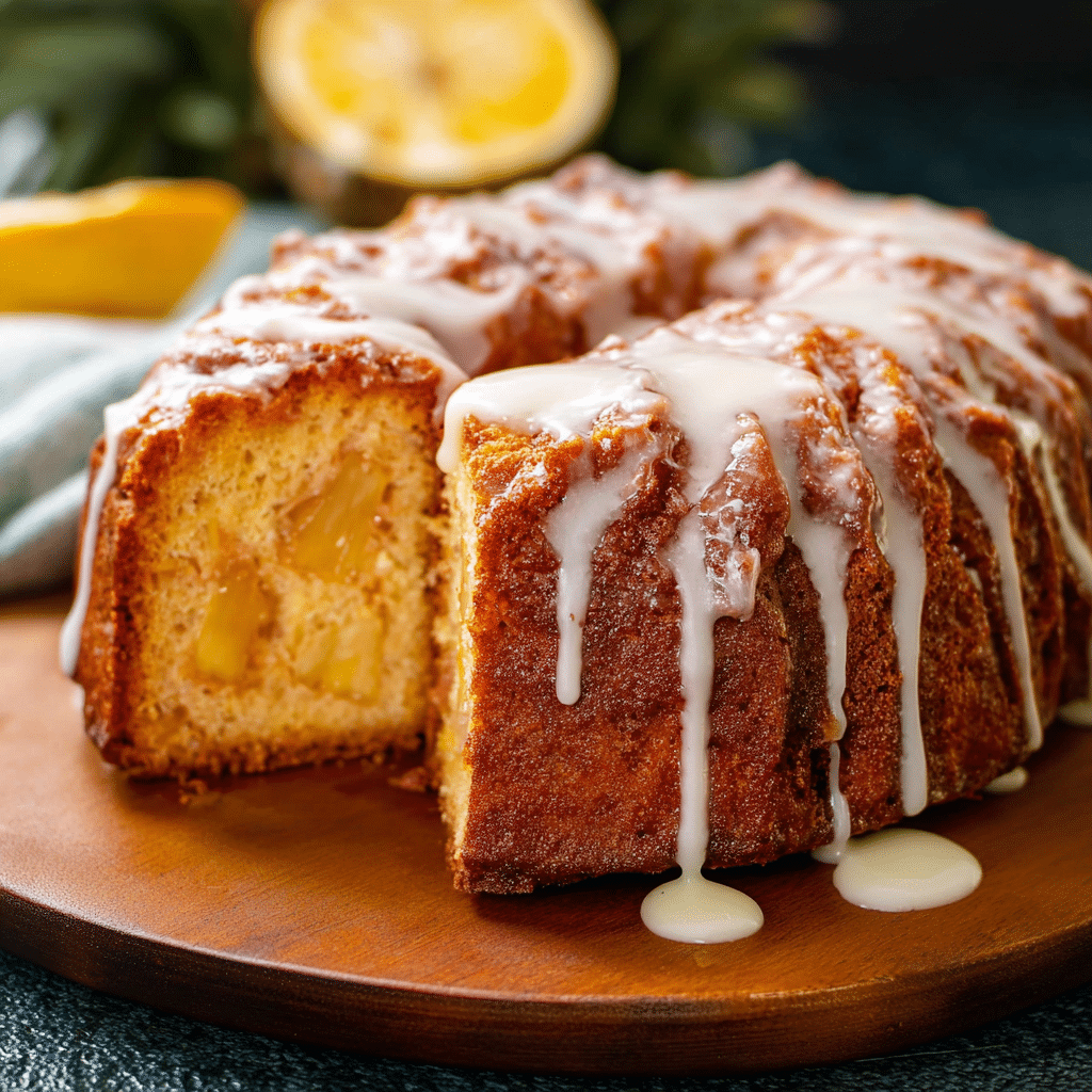 Pineapple Pound Cake