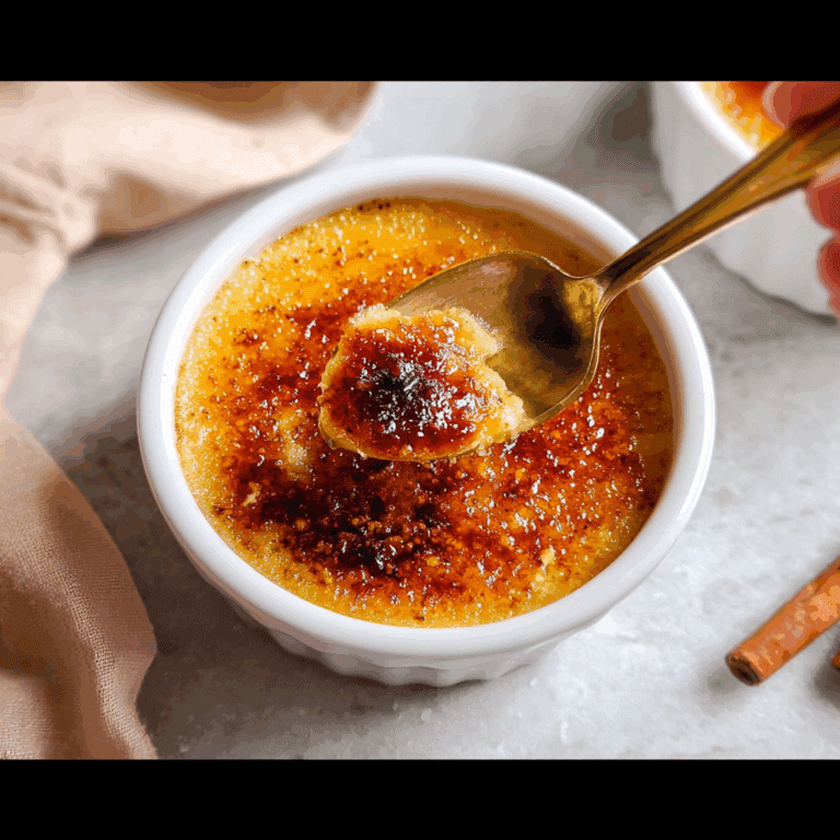 Pumpkin Spice Crème Brûlée