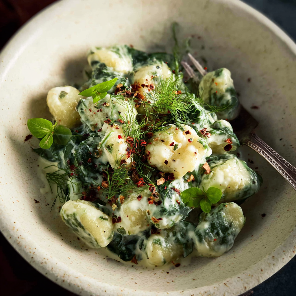 Spinach Gnocchi