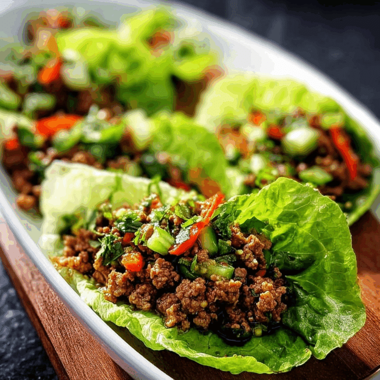 Beef Lettuce Wraps