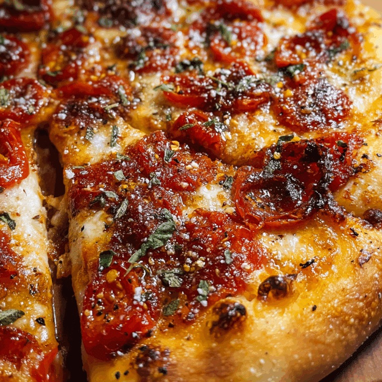 Calabrian Chili Roasted Red Pepper Pizza