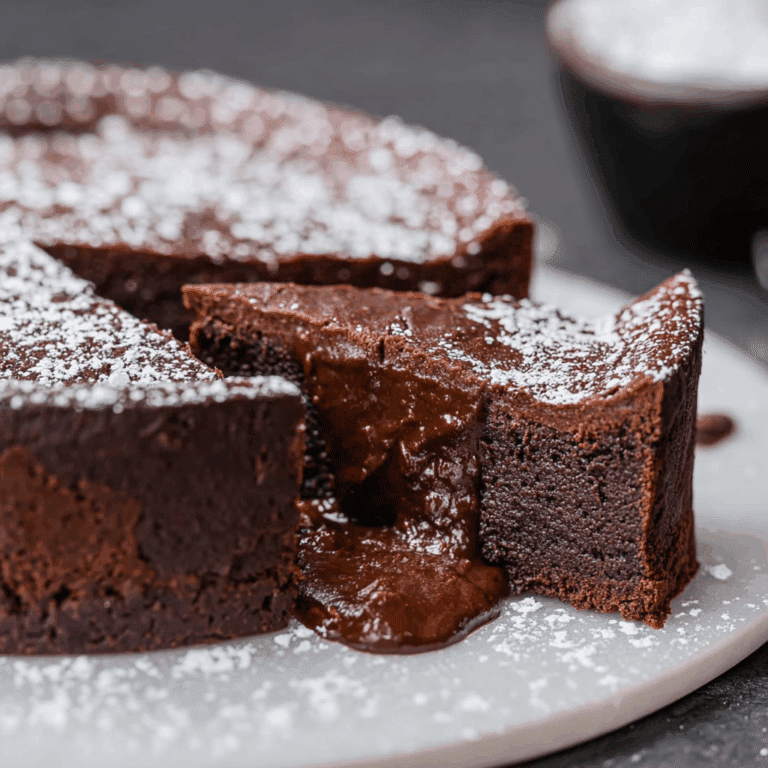Flourless Dark Chocolate Cake