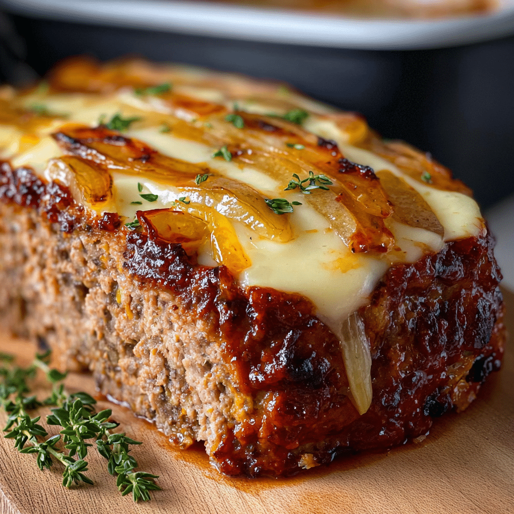 French Onion Meatloaf