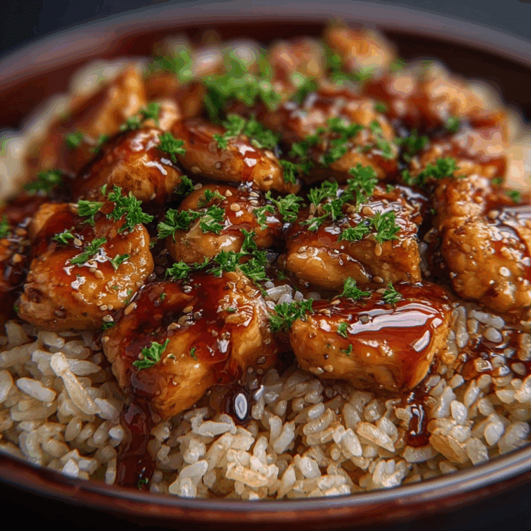 Honey BBQ Chicken Rice