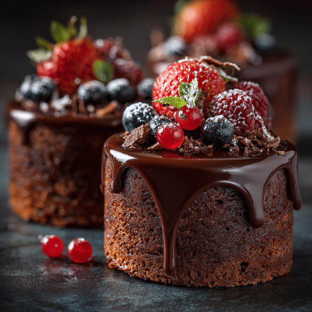 Mini Chocolate Cakes