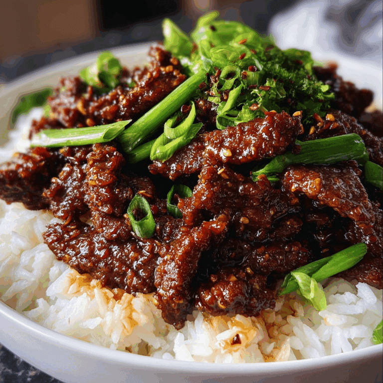 Mongolian Beef