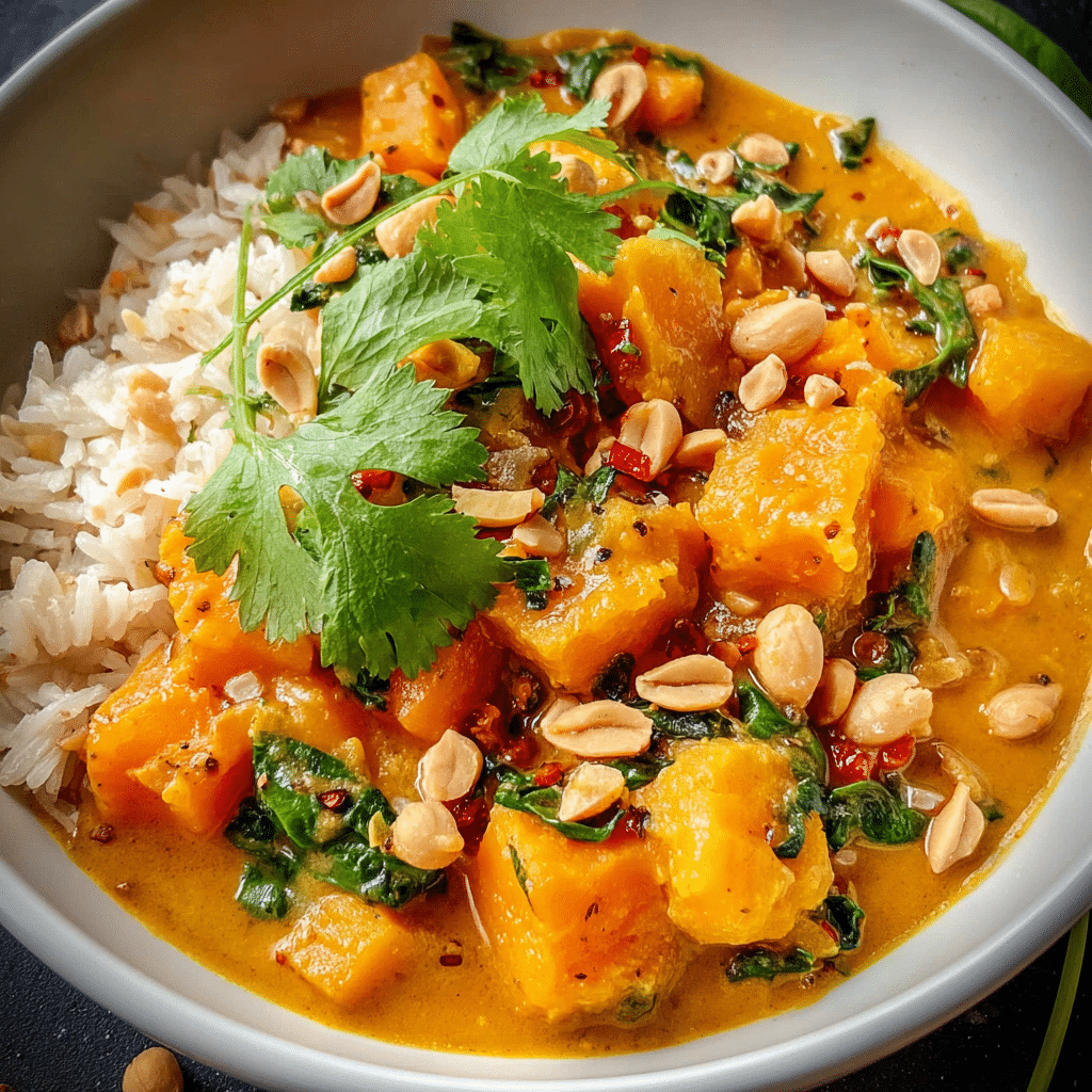 Peanut Butter Squash Curry