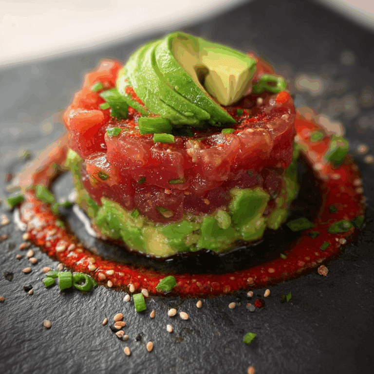 Spicy Tuna Tartare with Avocado