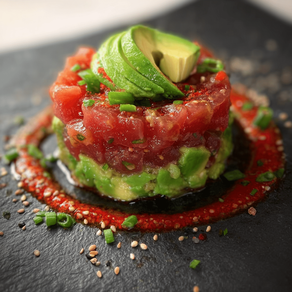 Spicy Tuna Tartare with Avocado
