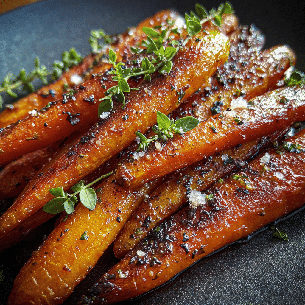 Brown Sugar Roasted Carrots