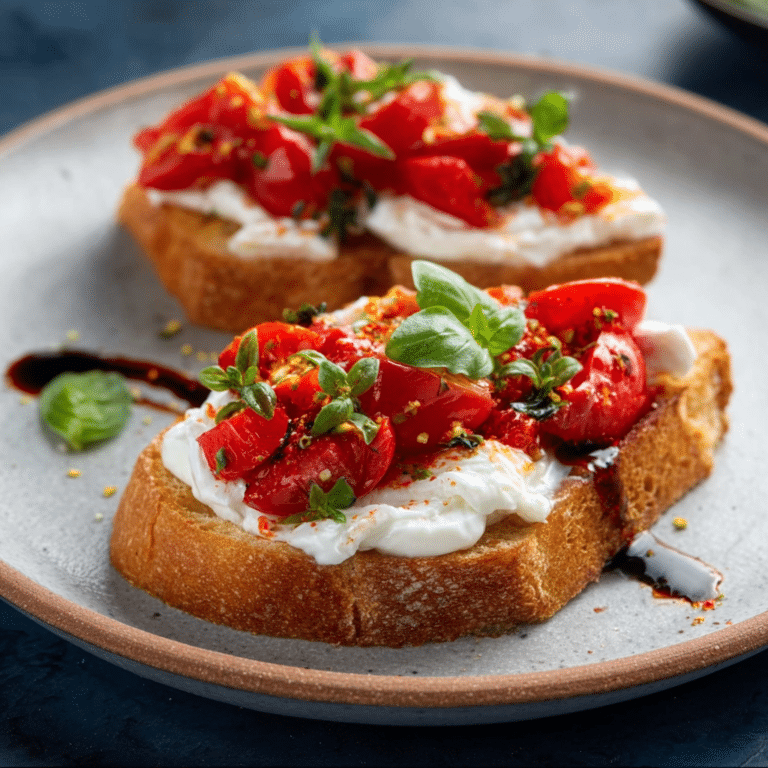 Burrata Bruschetta