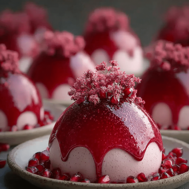 Cherry Blossom Mousse Domes