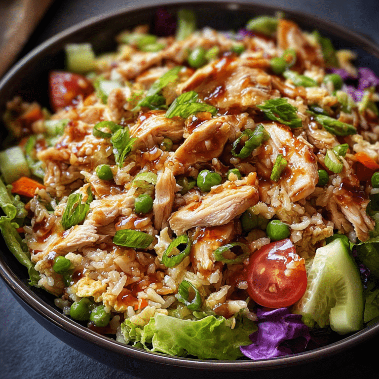 Chicken Fried Rice Salad
