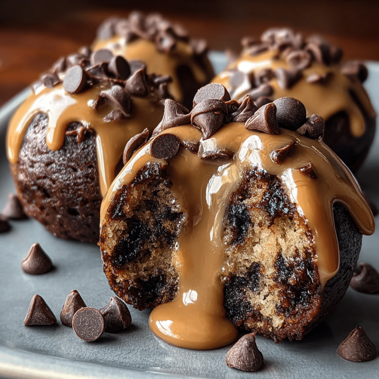 Chocolate Chip Cookie Dough Brownie Bombs