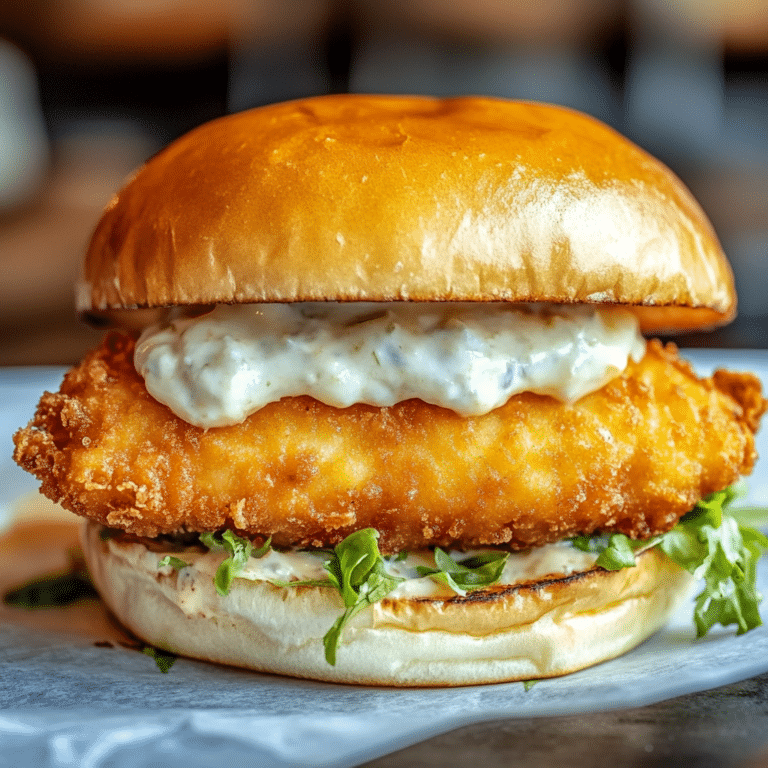 Crispy Fried Cod Sandwich