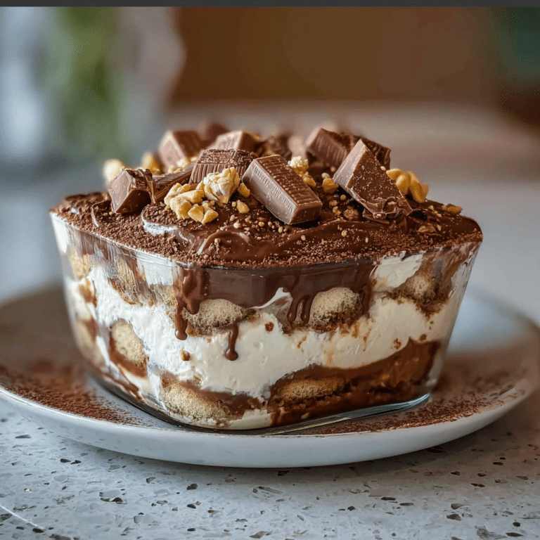 Easy Kinder Bueno Tiramisu