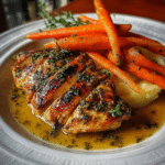 Garlic Herb Chicken & Carrot Plate