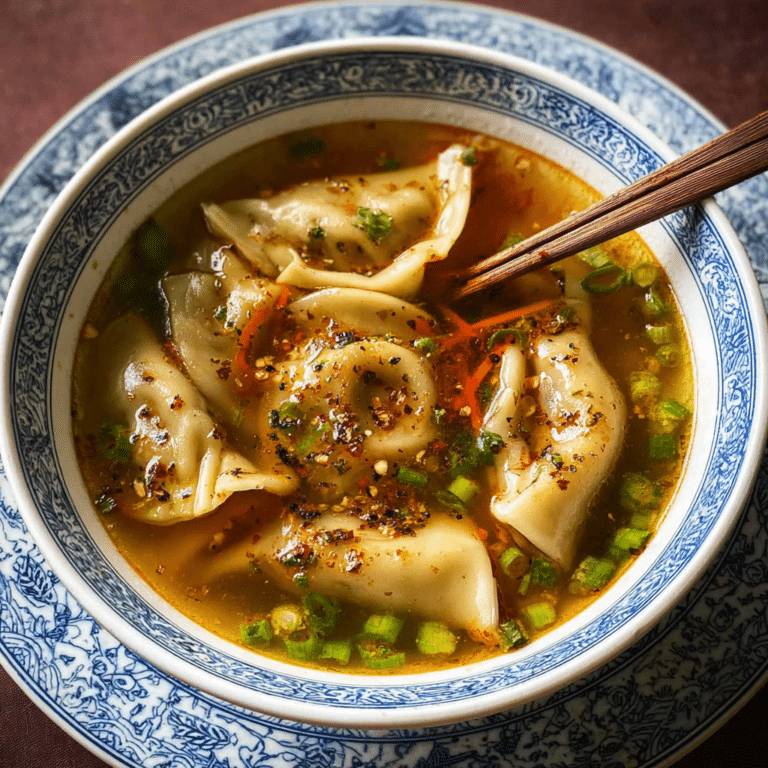 Homemade Potsticker Soup
