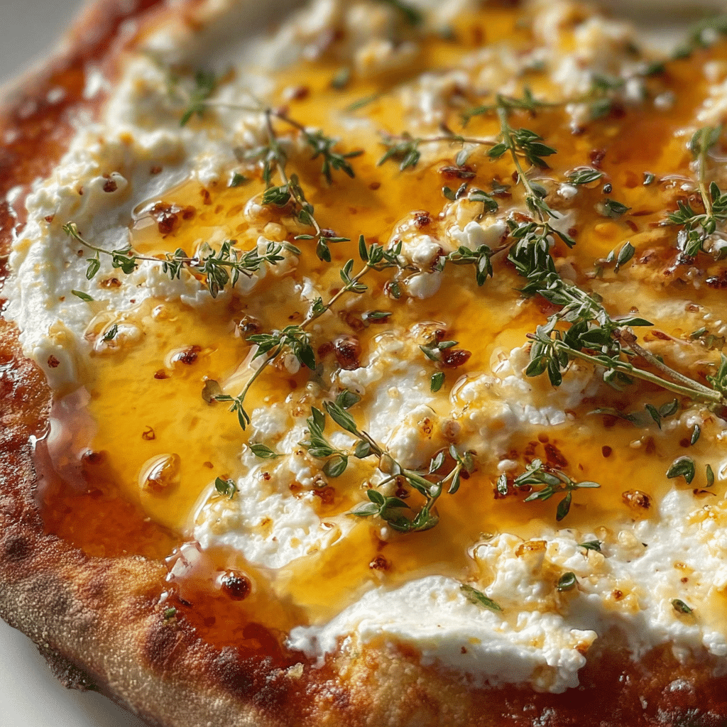 Irresistible Hot Honey Ricotta Pizza Delight