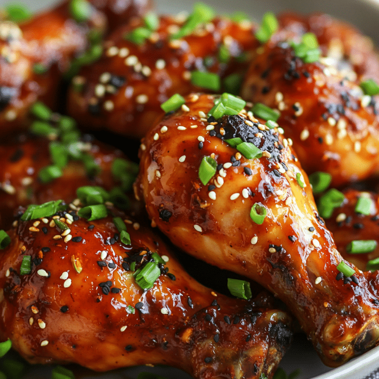 Korean Glazed Chicken Drumsticks