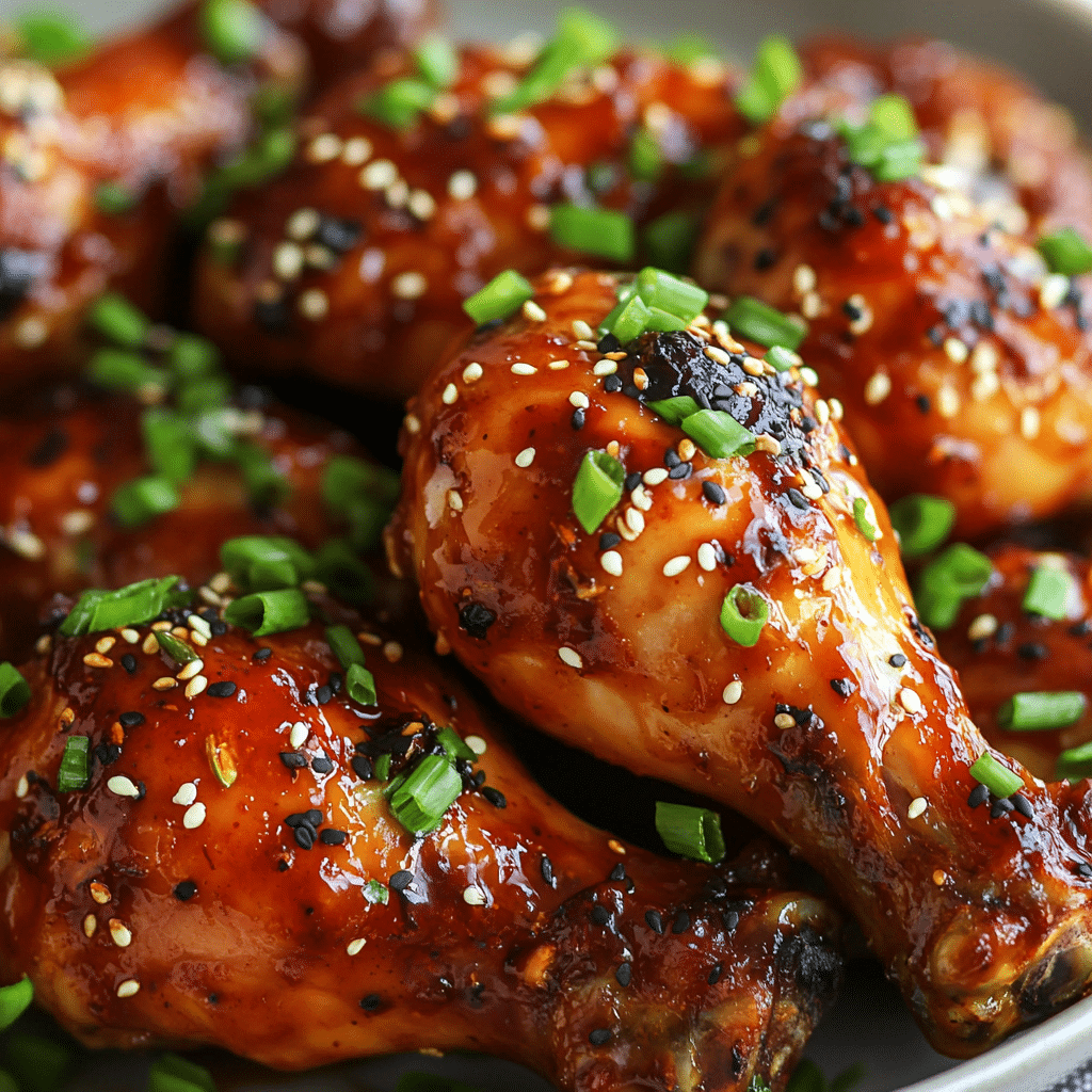 Korean Glazed Chicken Drumsticks