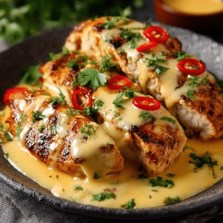 Mexican Chicken with Cheese Sauce recipe