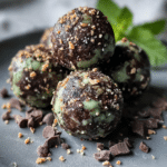 Mint Chocolate Chip Protein Balls